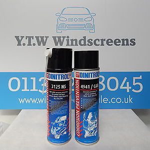 DINITROL RUST PROOFING KIT AEROSOL TOUCH UP CARS CAVITY UNDERBODY 3125 4941