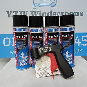 4 x DINITROL 4941 UNDERBODY CHASSIS RUST PROOFING WAX 500ml AEROSOL   CANGUN