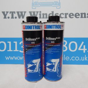 DINITROL 445 BLACK STONE CHIP RUST PROOFING /   WHEEL ARCHES ** 2 x 1 LITRE CAN