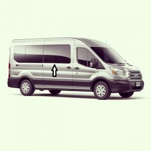 FORD TRANSIT 2014 SWB  FRONT PRIVACY SIDE WINDOWS - SUPPLY ONLY *****