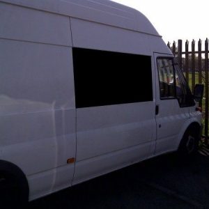 FORD TRANSIT  PRIVACY SIDE WINDOWS - SUPPLY ONLY *****