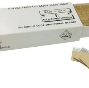 SINGLE EDGE SCRAPER BLADES (PACK 100)   BLADE HOLDER