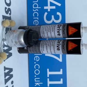 Sika tack Drive - 60 min Drive Away Windscreen Glue - KIT - Primer Buds Tubes x 2